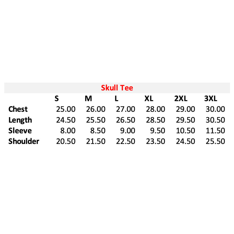 Dead Serene Flame Skull T-Shirt Men’s T-Shirts