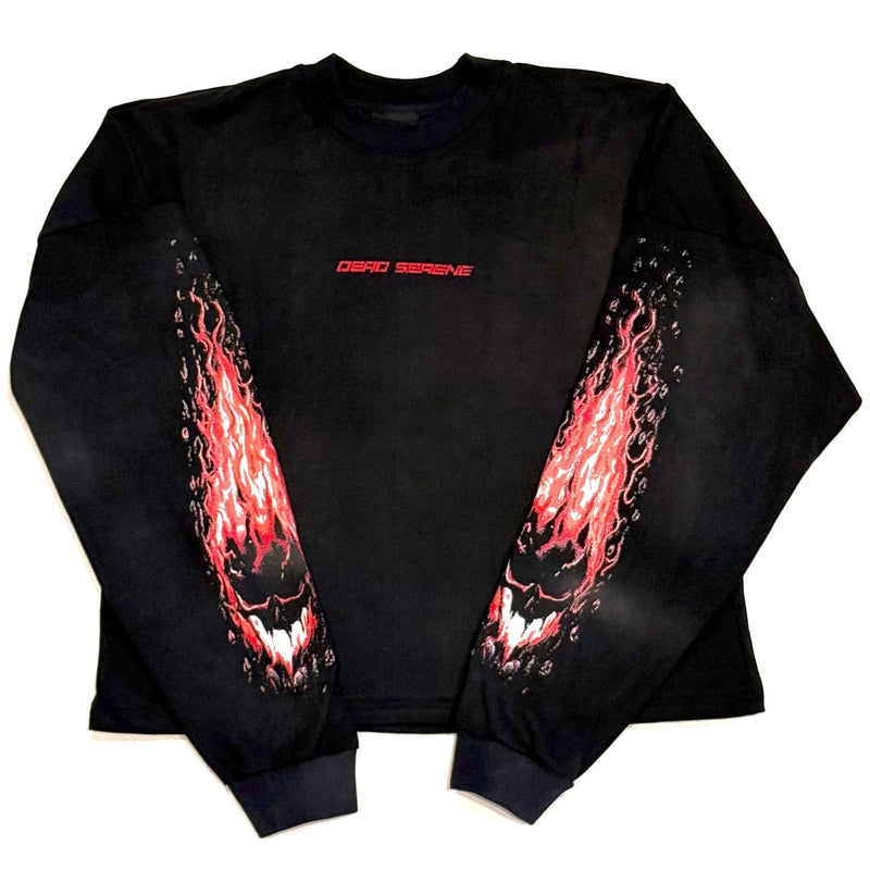 Dead Serene Horror Long Sleeve Men’s T-Shirts 524665