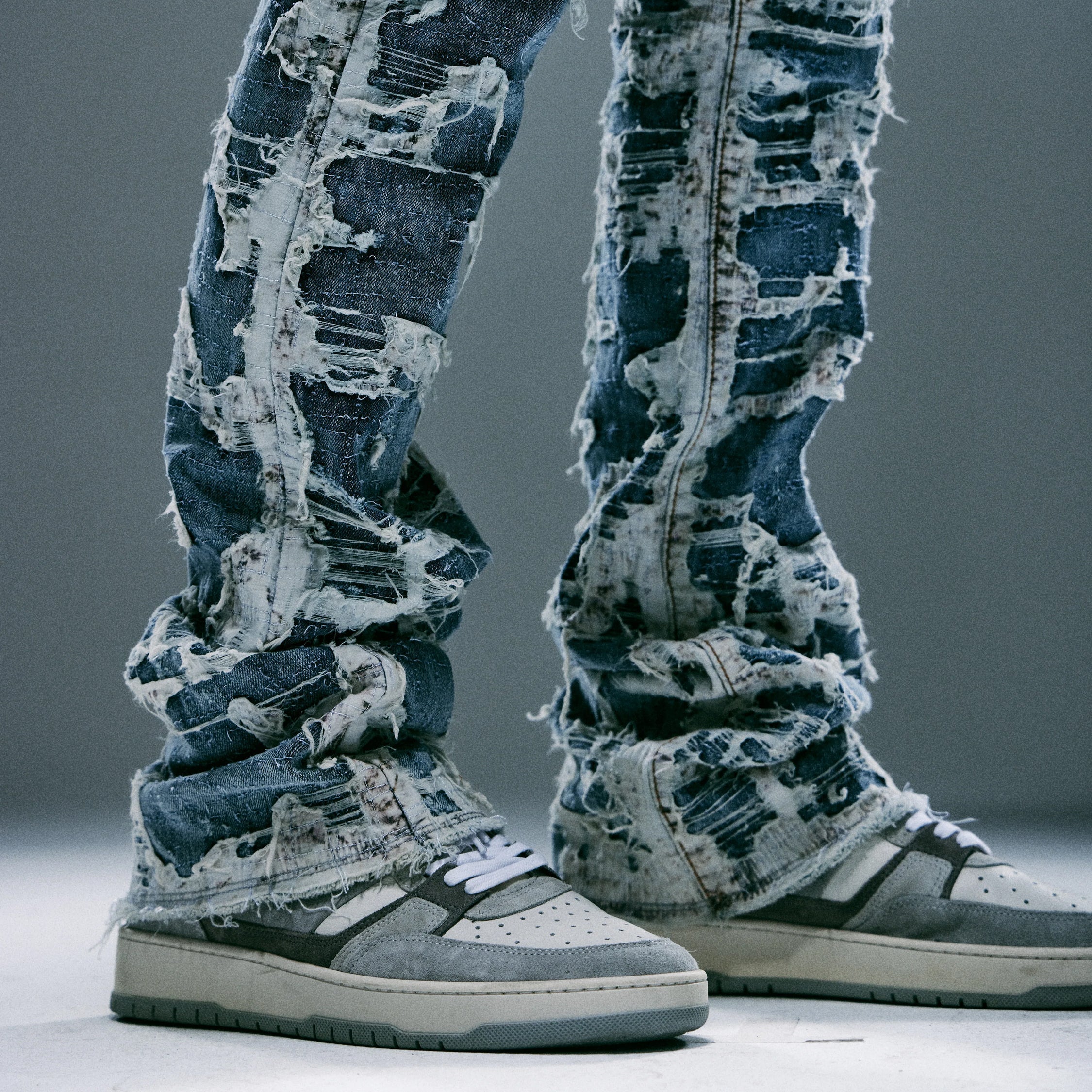 Metro Fusion - Embellish Akita Boro Flare Denim Jean - Men's Pants