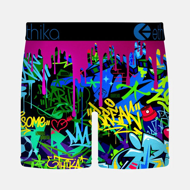 Ethika Men’s Mid Bomber Ascended Boxer Briefs Underwear
