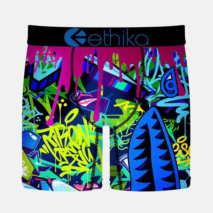 Ethika Men’s Mid Bomber Ascended Boxer Briefs Underwear
