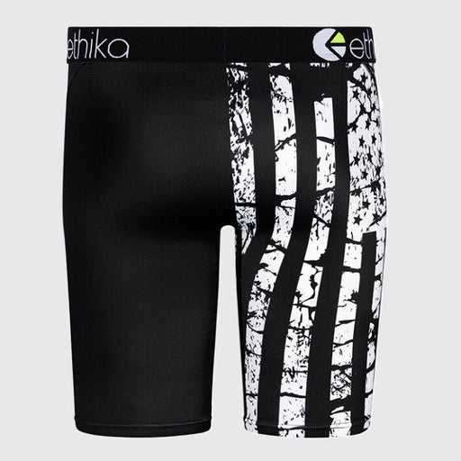 Ethika Men’s Staple Bomber Black Flag Boxer Briefs Underwear
