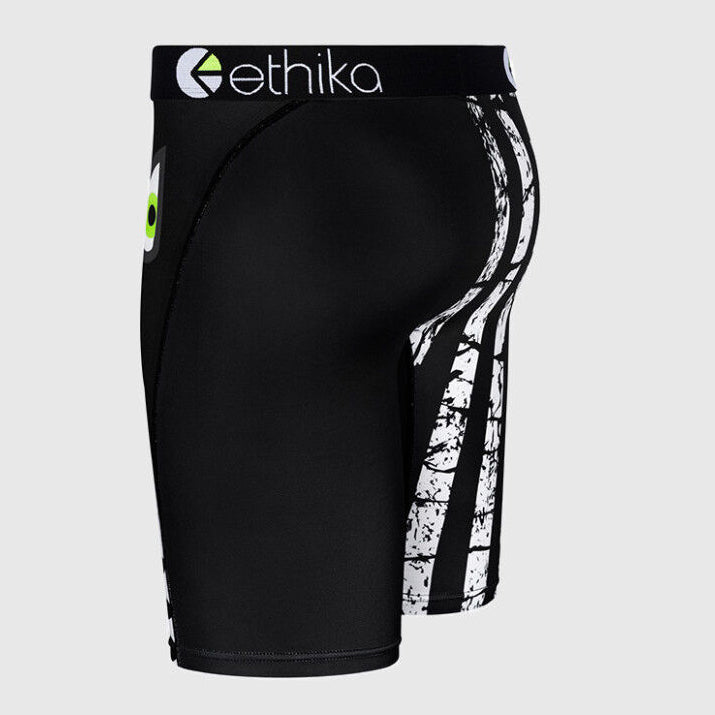 Ethika Men’s Staple Bomber Black Flag Boxer Briefs Underwear
