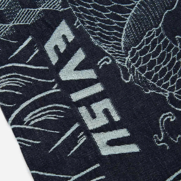 Evisu Japanese Pattern Jacquard Carrot-Fit Jeans #2017 Mens Pants & Shorts EVISU 4894565620799 Free Shipping Worldwide