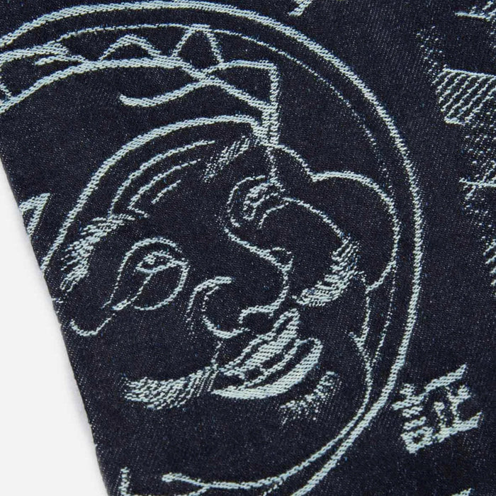 Evisu Japanese Pattern Jacquard Carrot-Fit Jeans #2017 Mens Pants & Shorts EVISU 4894565620799 Free Shipping Worldwide