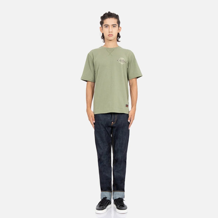 Evisu Tattoo Koi Daicock Embroidery Carrot-Fit Jeans #2017 Mens Pants & Shorts EVISU 4894565622892 Free Shipping Worldwide