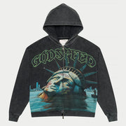 Godspeed Sunken Liberty Zip Hoodie Men’s Hoodies 523953
