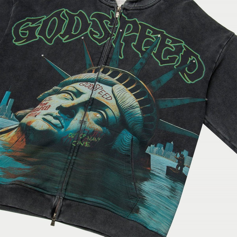 Godspeed Sunken Liberty Zip Hoodie Men’s Hoodies