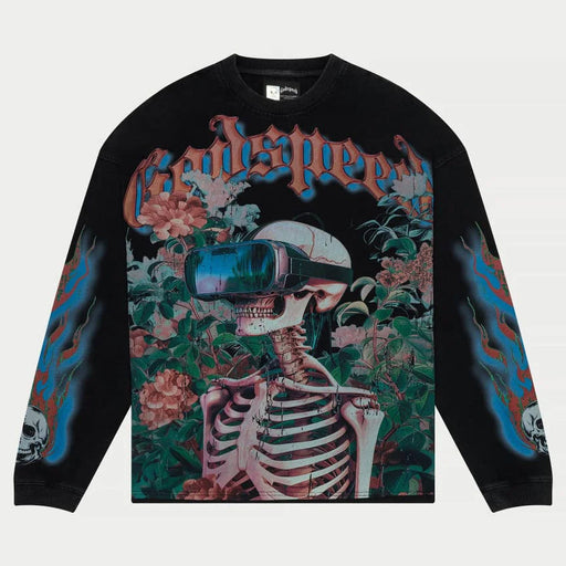 Godspeed Vision Flowers LS Thermal Men’s T-Shirts 516128