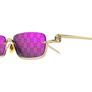 Gucci Rectangular Frame Sunglasses 0889652412689 Free Shipping Worldwide