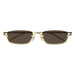 Gucci Rectangular Frame Sunglasses 0889652412689 Free Shipping Worldwide