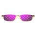 Gucci Rectangular Frame Sunglasses 0889652412689 Free Shipping Worldwide