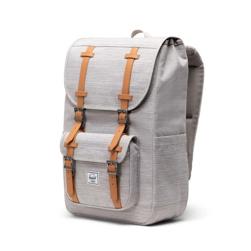 Herschel Little America Mid Backpack Light Grey Crosshatch