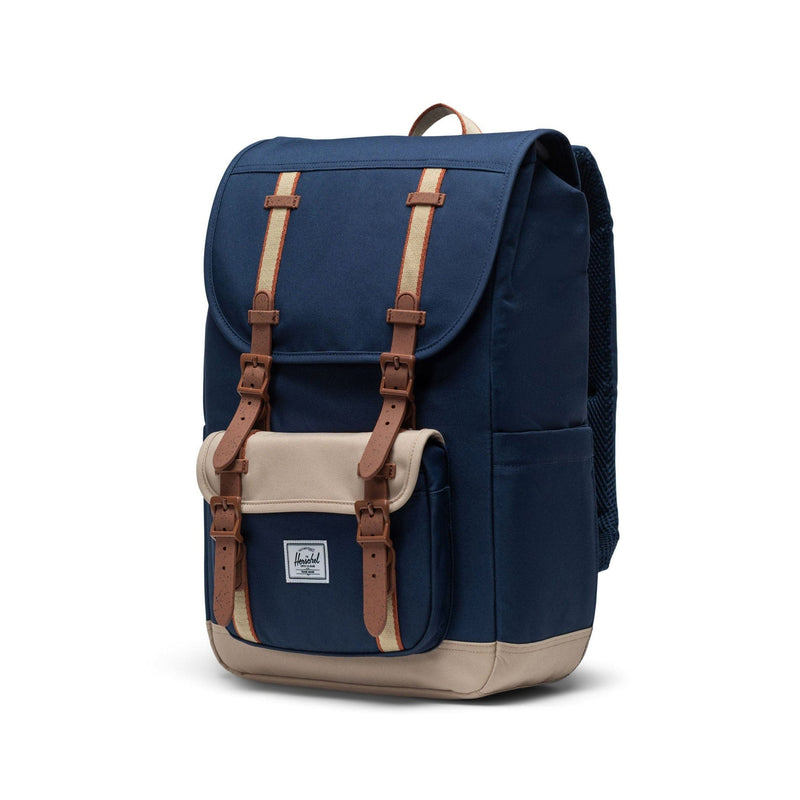 Herschel Little America Mid Backpack Light Grey Crosshatch