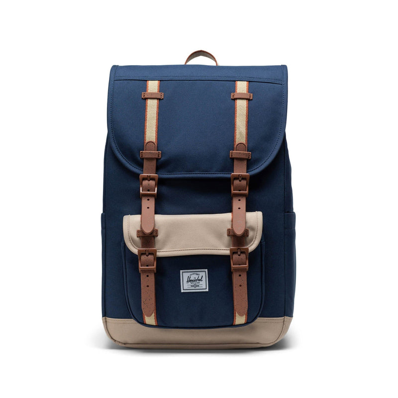 Herschel Little America Mid Backpack Light Grey Crosshatch