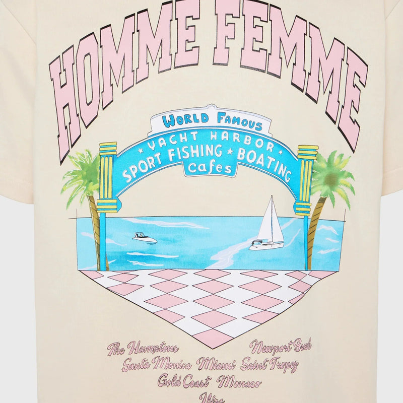 Homme + Femme Yacht Club Tee Mens Tees + 815205393 Free Shipping Worldwide