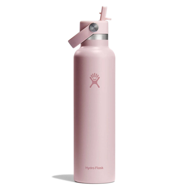 Hydro Flask 24 oz Standard Mouth Water Bottle with Flex Straw Cap Bottles 840394202433