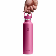 Hydro Flask 24 oz Standard Mouth Water Bottle with Flex Straw Cap Bottles