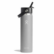 Hydro Flask 24 oz Wide Mouth with Flex Straw Cap Water Bottles 810070088385