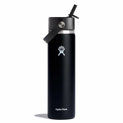 Hydro Flask 24 oz Wide Mouth with Flex Straw Cap Water Bottles 810070084110