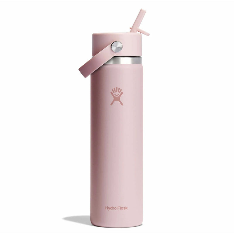 Hydro Flask 24 oz Wide Mouth with Flex Straw Cap Water Bottles 810070083205