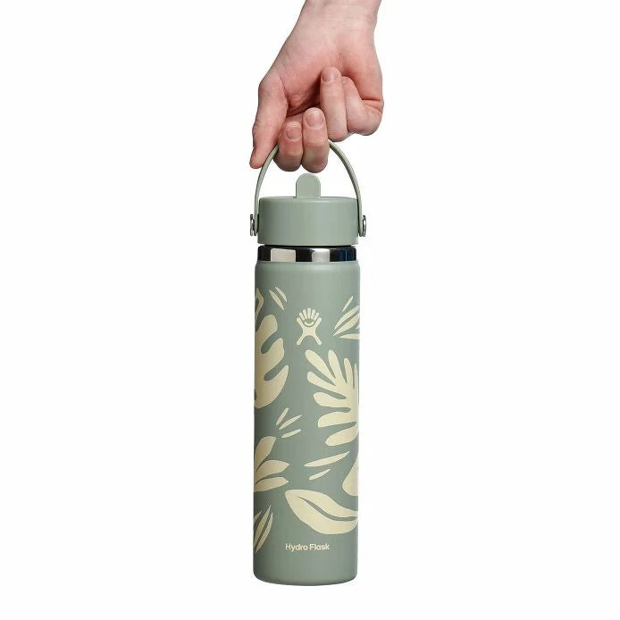 Hydro Flask 24 oz Wide Mouth with Flex Straw Cap Water Bottles