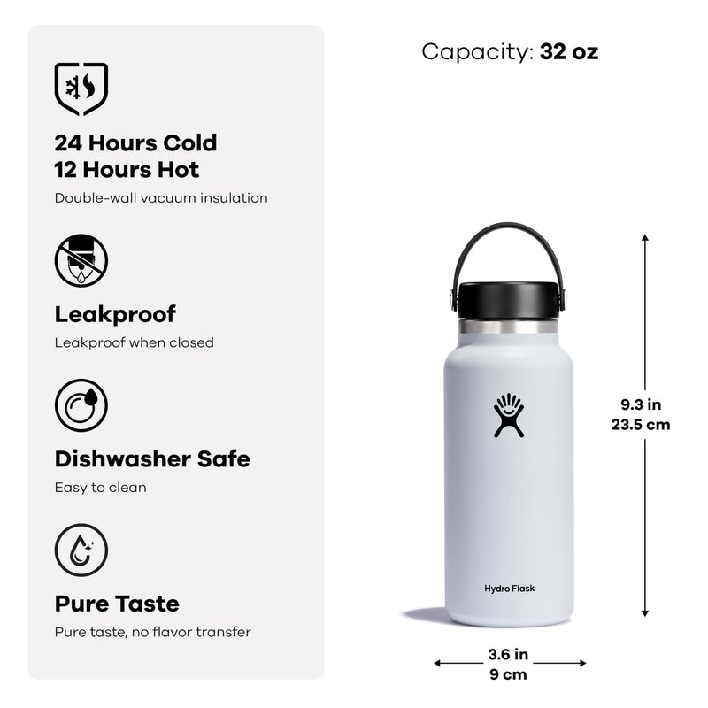 Hydro Flask 32 oz Wide Mouth Water Bottle