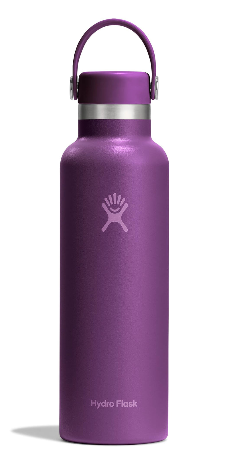 Hydro Flask Stainless Steel Standard Mouth Water Bottle with Flex Cap and Double-Wall Vacuum Insulation 840394214214