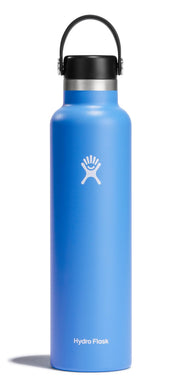 Hydro Flask Stainless Steel Standard Mouth Water Bottle with Flex Cap and Double-Wall Vacuum Insulation 810096852465