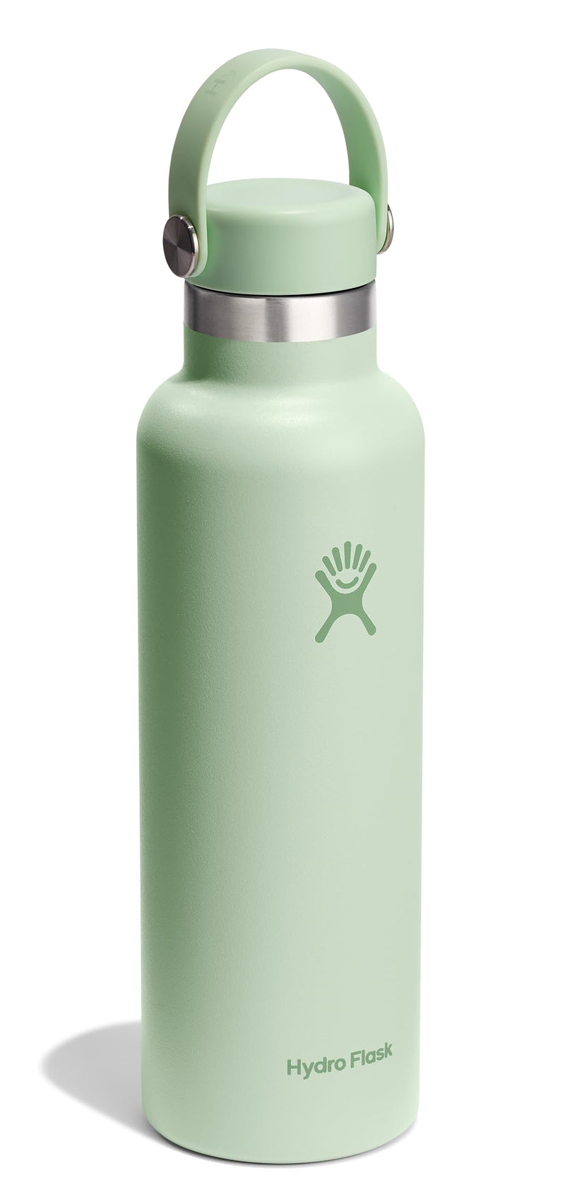 Hydro Flask Stainless Steel Standard Mouth Water Bottle with Flex Cap and Double-Wall Vacuum Insulation