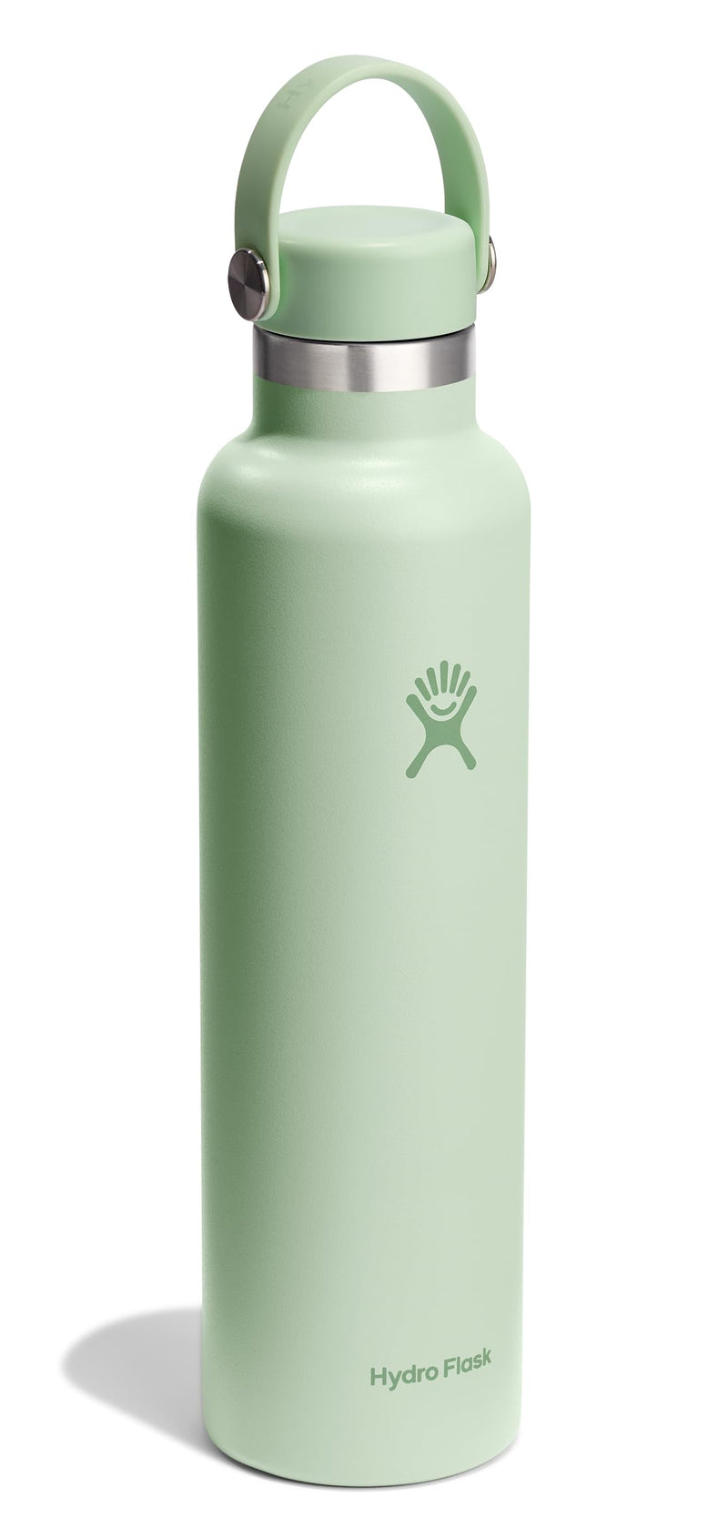 Hydro Flask Stainless Steel Standard Mouth Water Bottle with Flex Cap and Double-Wall Vacuum Insulation