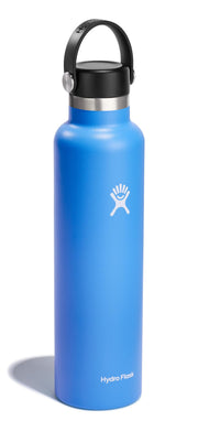 Hydro Flask Stainless Steel Standard Mouth Water Bottle with Flex Cap and Double-Wall Vacuum Insulation