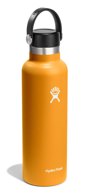 Hydro Flask Stainless Steel Standard Mouth Water Bottle with Flex Cap and Double-Wall Vacuum Insulation