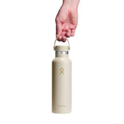 Hydro Flask Stainless Steel Standard Mouth Water Bottle with Flex Cap and Double-Wall Vacuum Insulation