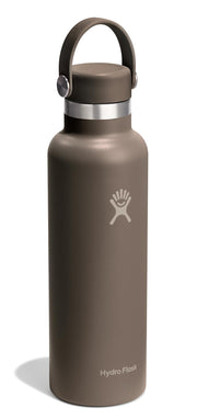 Hydro Flask Stainless Steel Standard Mouth Water Bottle with Flex Cap and Double-Wall Vacuum Insulation