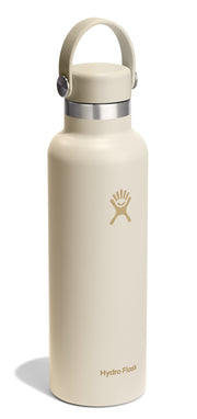 Hydro Flask Stainless Steel Standard Mouth Water Bottle with Flex Cap and Double-Wall Vacuum Insulation
