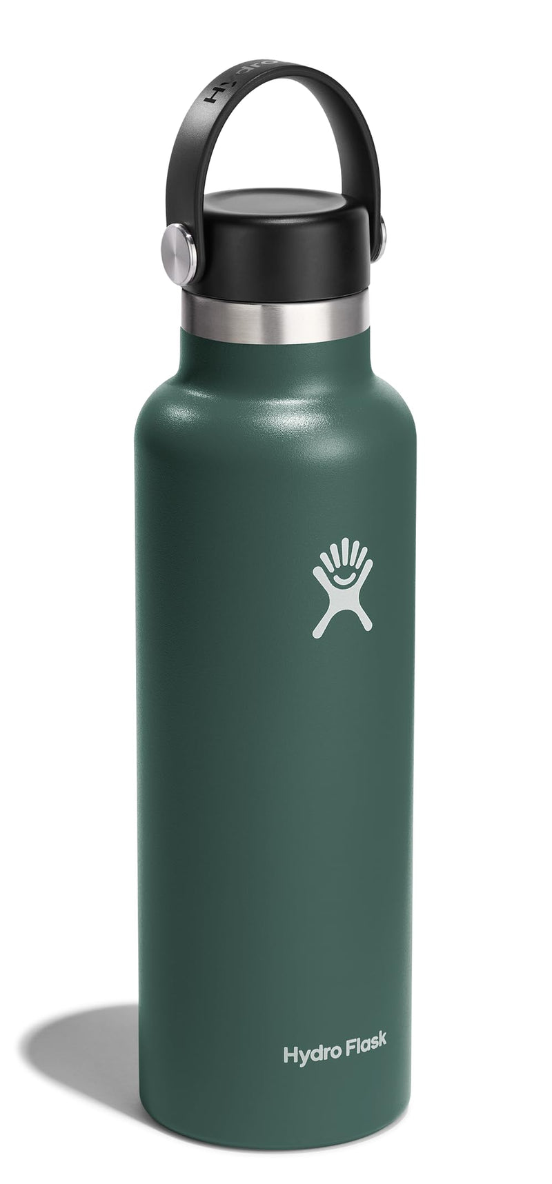 Hydro Flask Stainless Steel Standard Mouth Water Bottle with Flex Cap and Double-Wall Vacuum Insulation