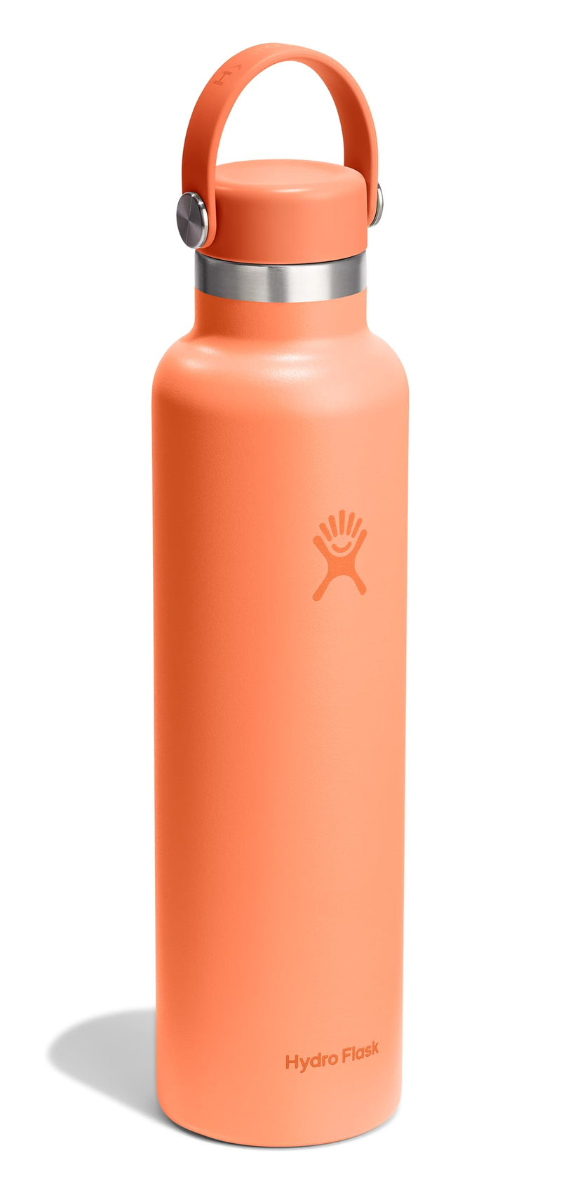 Hydro Flask Stainless Steel Standard Mouth Water Bottle with Flex Cap and Double-Wall Vacuum Insulation