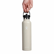 Hydro Flask Standard Mouth with Flex Straw Cap - 24 oz Water Bottles 810096851253