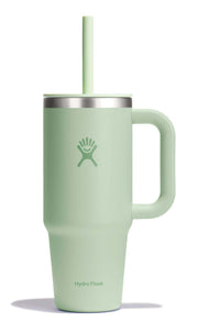 Hydro Flask Travel Tumbler with Handle Lid and Straw - Insulated Stainless Steel Water Bottle 840394204895