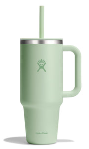 Hydro Flask Travel Tumbler with Handle Lid and Straw - Insulated Stainless Steel Water Bottle 840394200248