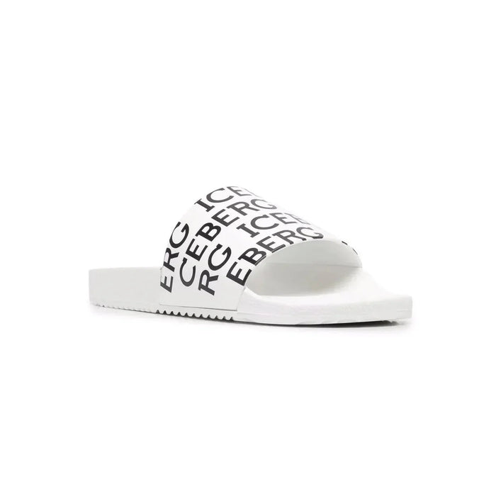 ICEBERG Logo Slippers Mens Shoes 8000000608901 Free Shipping Worldwide