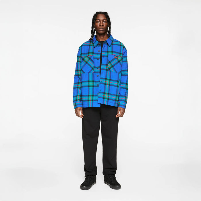 Icecream Big Boy Plaid Cotton Flannel Graphic Shacket