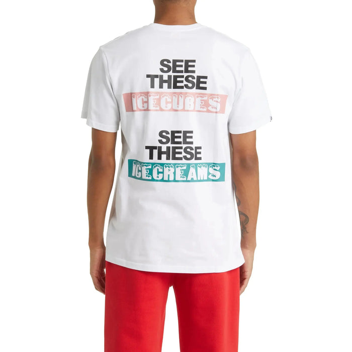 ICECREAM Ice Cubes S/S Tee Mens Tees 193034073680 Free Shipping Worldwide