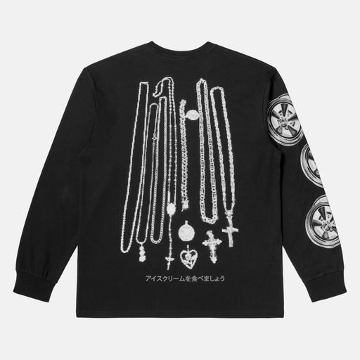 ICECREAM Pawn Shop Long-Sleeve Knit Tee Men’s T-Shirts 193034141013