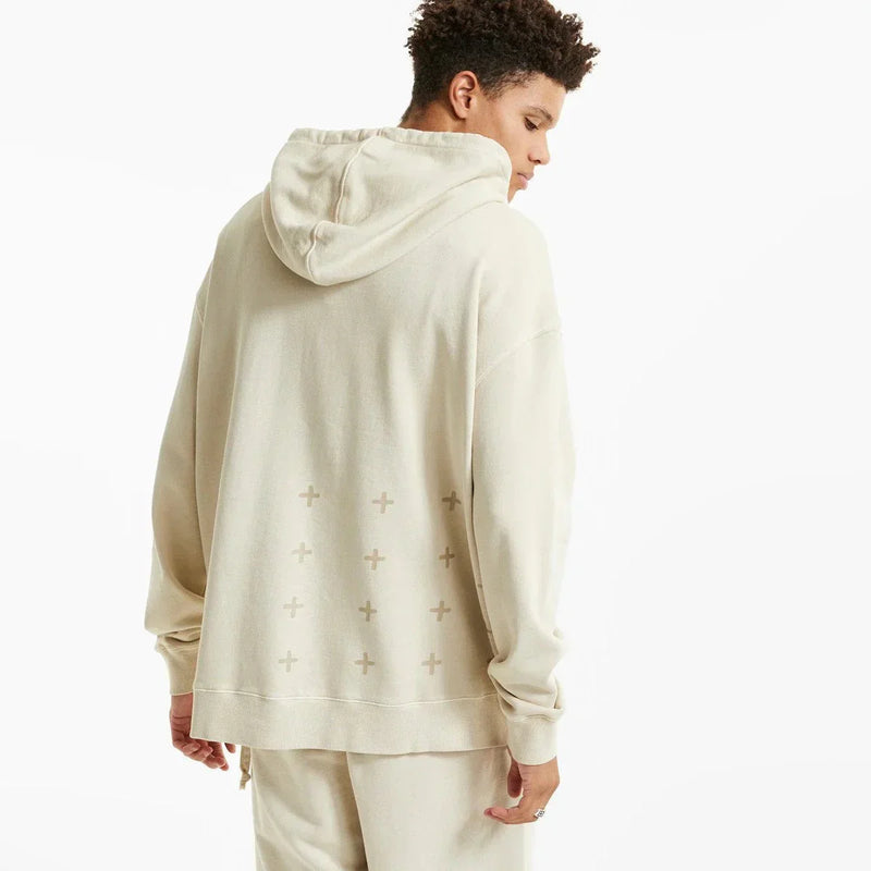 Ksubi 4 x Biggie Hoodie Desert Mens Hoodies KSUBI 9349457991211 Free Shipping Worldwide