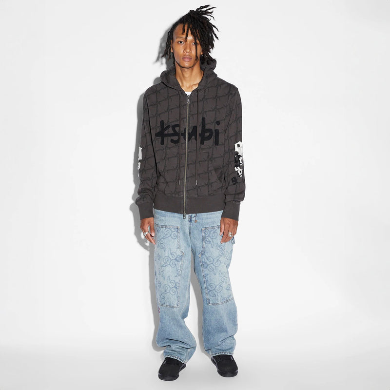 Ksubi 999 Zip Thru Kash Hoodie Men’s Hoodies KSUBI 9358214170561 Free Shipping Worldwide