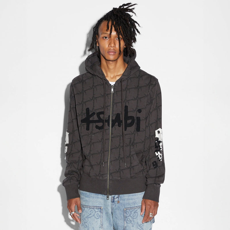 Ksubi 999 Zip Thru Kash Hoodie Men’s Hoodies KSUBI 9358214170561 Free Shipping Worldwide