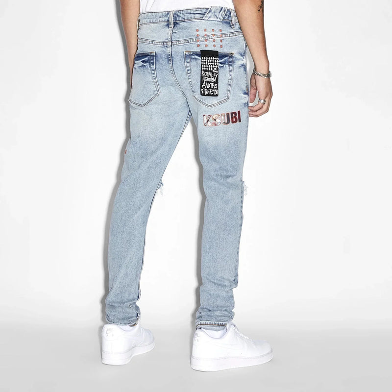 Ksubi Mens Chitch Ecology Jean Pants & Shorts KSUBI 9358214104795 Free Shipping Worldwide