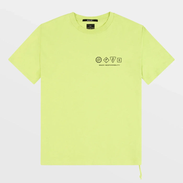 Ksubi Mens Enjoy Biggie S/S Tee Daylight Tees KSUBI 9358214111809 Free Shipping Worldwide